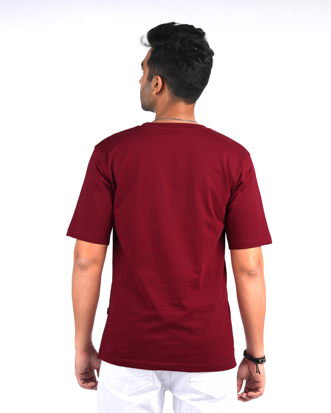 Oversized Solid Maroon