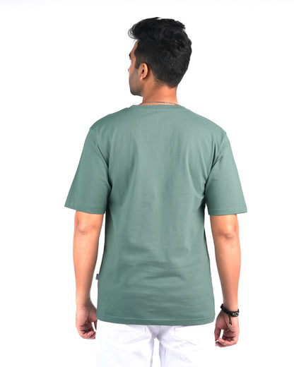 Oversized Solid Verdant Green