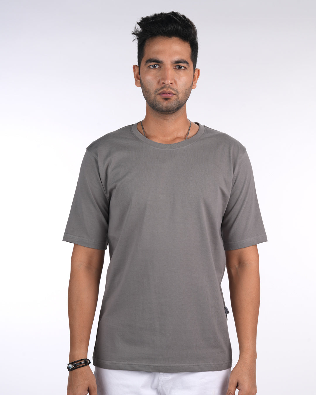 Oversized Solid Ash Grey