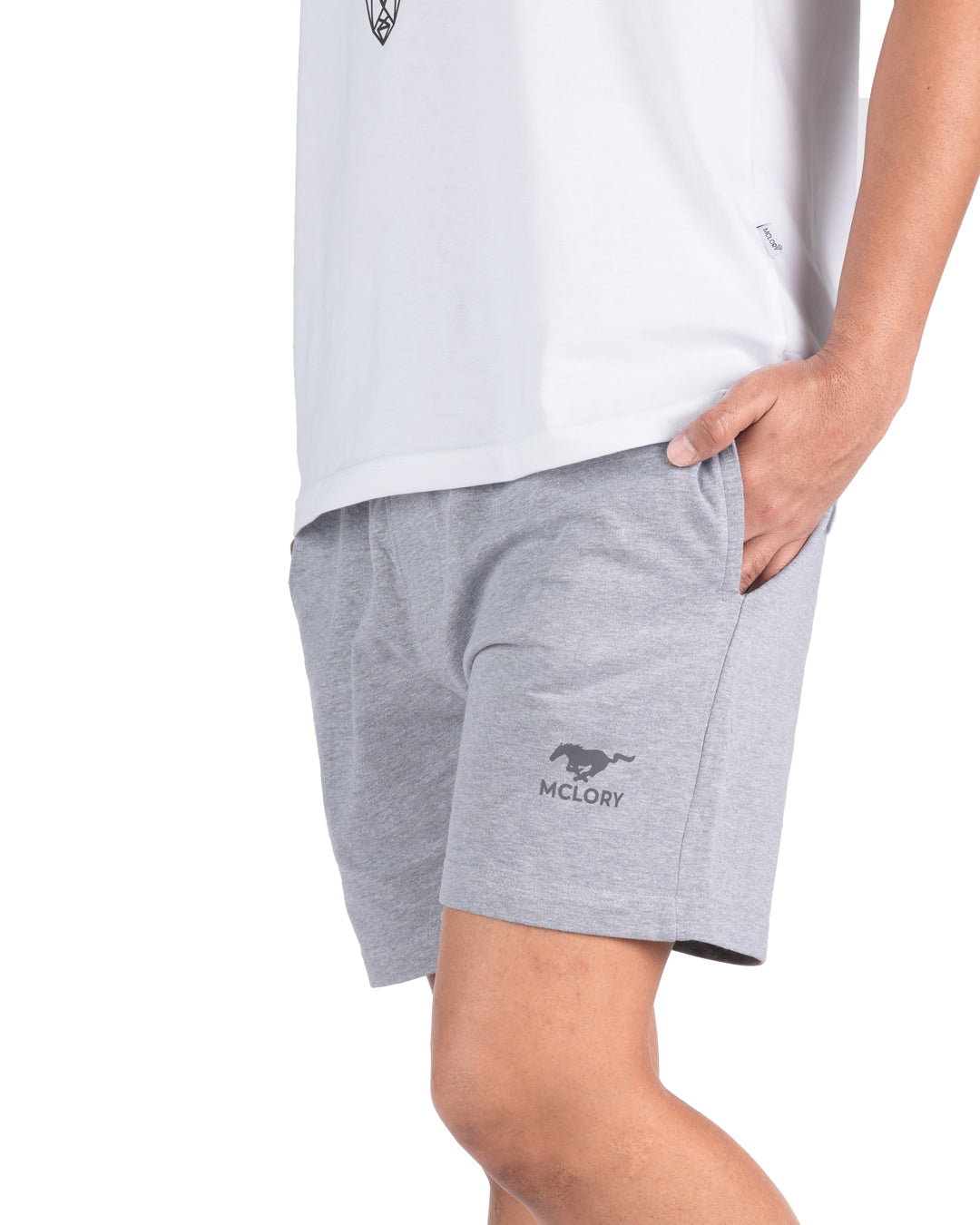Essential Shorts Grey Melange